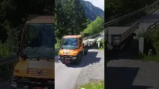Unimog U400 mit M&ouml;slein Kipper #asmr