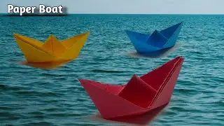 How to make easy Paper Boat | Beautiful Paper Boat