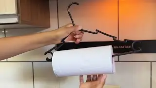 Recyclable paper towel holder!