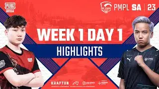 Highlights I Week 1 Day 1 I PMPL SA FALL 2023