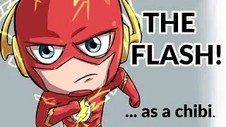 Drawing 'The Flash' as a chibi! | Twitter giveaway results