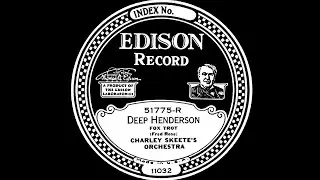 CHARLEY SKEETE'S ORCH., 'Deep Henderson', take B, 8 June 1926.
