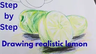 &ldquo;How to Draw a Lemon Step by Step 🍋 | Realistic Drawing Tutorial for Beginners