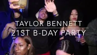 Elz the DJ x Taylor Bennet Bday Bash at Studio Paris by @TourLoveTV