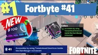 FORTBYTE CHALLENGE #41 LOCATION - Fortnite Challenge Guide