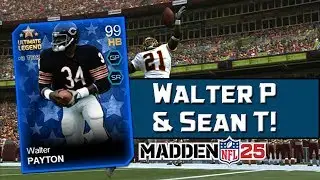 MUT 25 БЕЗУМНЫЕ Легенды Ultimate! | Madden 25 Ultimate Team: Уолтер Пэйтон, Шон Тейлор и Курт Уорнер