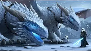 On the Edge of Death, Two Chained Dragons Saw a Shape in the Snow — It Was Human| Sci-Fi HFY Stories