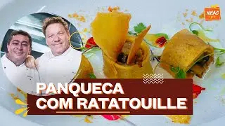 Panqueca de milho recheada com ratatouille | Claude Troisgros e Batista | Que Marravilha!