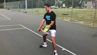 Face Your Butt Cap To The Ball On The Backhand Slice