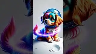 SPACE PUPPY ✨ Watch him float to life! 🐶🚀