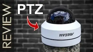 8MP 4K C&acirc;mera de Seguran&ccedil;a Exterior 5X Zoom &oacute;ptico ASECAM IK10 Prova de Explos&atilde;o no Brasil