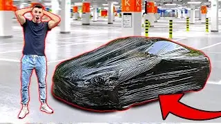 1000 WARSTW FOLII NA AUCIE WOJANA PRANK! *WKURZYŁ SIĘ*