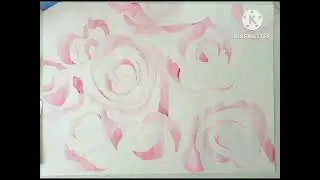 When I am in love. #pinkroses #roses #watercolor #watercolorrose 