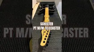 Schecter PT M/M Telecaster | #guitarsetup #guitar #shorts #guitarshred  #schecterguitars