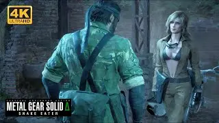 Metal Gear Solid Delta Snake Eater Snake Meets EVA For The First Time Cutscene