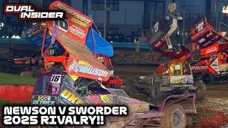 Самое масштабное соперничество BriSCA в Формуле-1 в 2025 году! (Мэтт Ньюсон против Чарли Свордера...
