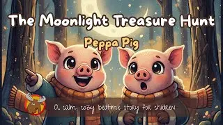 Peppa Pig - The Moonlight Treasure Hunt | Bed Time Story
