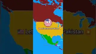 USA Attack on Pakistan 💥| Countryballs in Hindi #shorts #countryballs