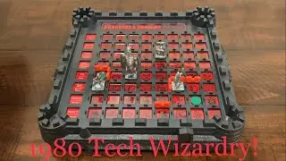 D&D! Mattel Electronics Dungeons and Dragons Computer Labyrinth Game (1980)-Unboxing and How to Play
