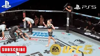 ⚡️Rose Namajunas vs Carla Esparza | Epic Strawweight Title Fight | EA SPORTS UFC 5 PS5 Gameplay