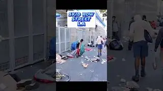 6:30am on Skid Row || SO SAD 😪😪#homelessinamerica