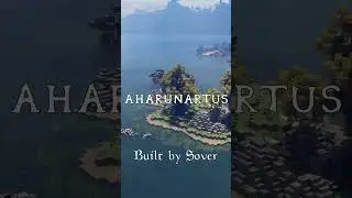 Aharunartus in Minecraft - Tamrielcraft build showcase #shorts #morrowind #minecraft #elderscrolls