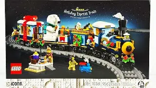 Обзор набора LEGO Winter Village Collection «Праздничный экспресс» (10361)!