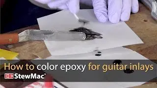 How to color epoxy for guitar inlays