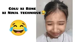 Golu ki Rone ki Ninja technique 😂 or golu ko ajj padegi daat 😯