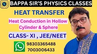 Spherical and Cylindrical Heat Flow - JEE / NEET