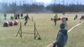 Agility zkou&scaron;ky Suchdol n.O. aneb Biaggiho prvn&iacute; start :)