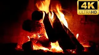 Hot 2026 Spring Fireplace with Crackling Fire Sounds &ndash; Relax & Unwind (4K)