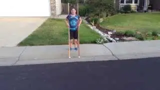 Stilt walking tutorial