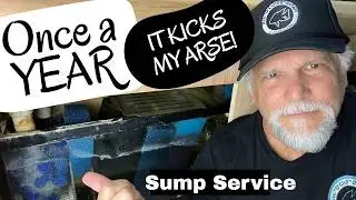 My Once-a-Year Cleaning of my *DIY* Sump Aquarium Filter [I'm Exhausted!]