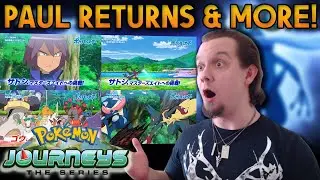 ASH VS PAUL?! GRENINJA & LUCARIO! SUICUNE RETURNS & MORE! Pok&eacute;mon Journeys Special Preview REACTION!