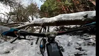 Cercedilla Snow #mountainbike #ebike #ciclismo #downhill #mtbparejas #bicicleta 