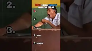 top 5 momen terlucu ngantuk berat 😂‼️
