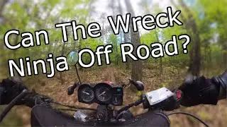 Can a Kawasaki Ninja 250 on Knobbies Off Road?