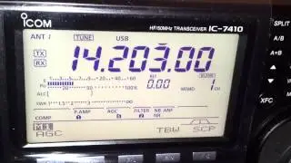 CE5JZO QSO with VK5MRD 20m 27/02/2013