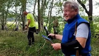 Kleiner Wettkampf im Bogenschiessen