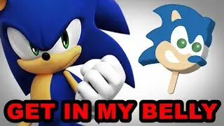 Sonic meets the Sonic Ice Cream Bar