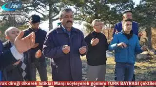 TOSYA SEVİNÇÖREN KÖYÜNDE AFRİN ŞEHİTLERİ İÇİN BAYRAK TÖRENİ YAPILDI
