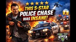 GTA 5 5-Star Police Chase – Can I Escape?