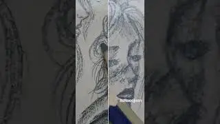 #paint #art #rojan #paper #face #pencil #girl #body #eyes #nose #jungkook #3d