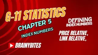 Class-11 Statistics | Chapter 5 Index Numbers | Defining Index Numbers |  Brainybites |
