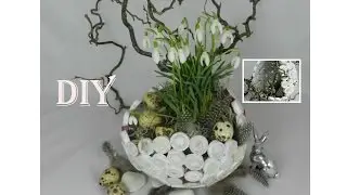 DIY: Osterdeko aus Postkarten / Easter decoration from Postcards