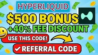 Hyperliquid Referral Code | How To Create Hyperliquid Dex Discount Code 2026 |