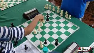 Who is playing for a Win? Knight & Bishop or Rook? Shounak vs Arhashirsha #Shorts