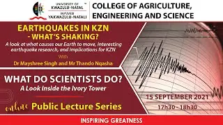 What do scientists do? - Earthquakes in KZN: What&rsquo;s shaking?