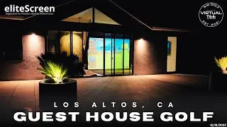 Guest House Trackman Golf Simulator - Los Altos, CA